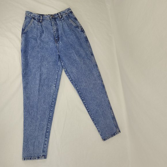VINTAGE Bill Blass High Rise Relaxed Fit Mom Jeans Size 14 100% Cotton Exc. Cond - Picture 7 of 16